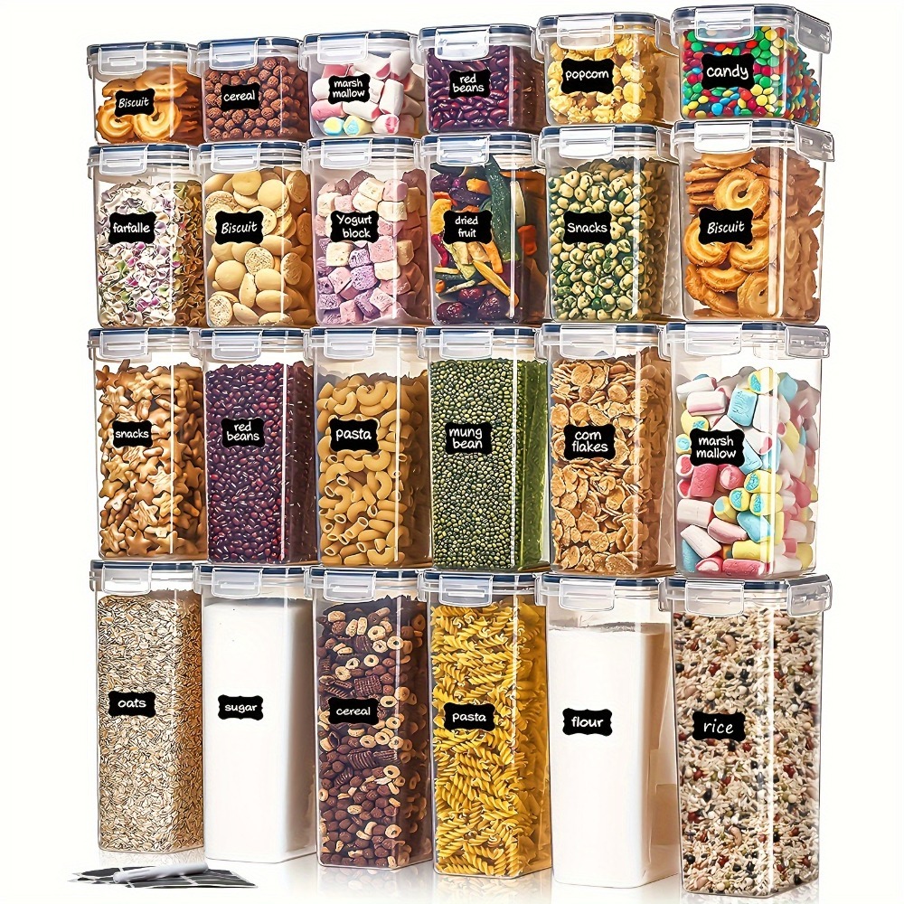 Food Storage Design - Set di 24 Contenitori per Alimenti: