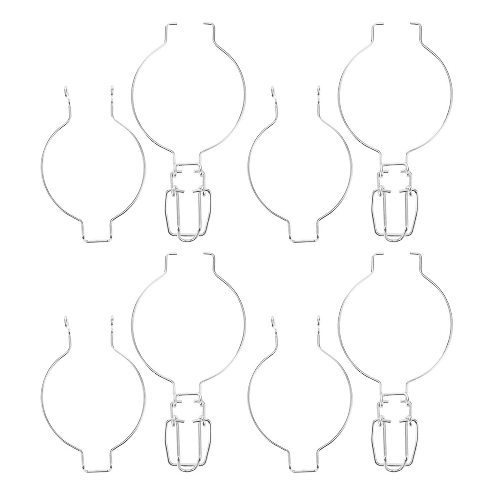 Mason Jar Wide Mouth - 4 Pezzi di Clip a Molla