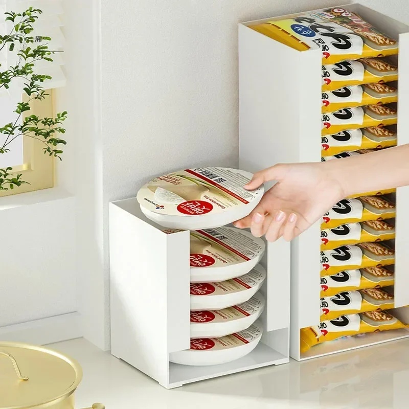 Food Storage In Cabinets - Contenitore per Noodle Istantanei, Organizzatore Multifunzionale