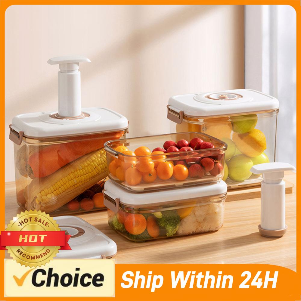 Food Storage Vacuum Containers - Contenitore per Alimenti Sottovuoto con Pompa,