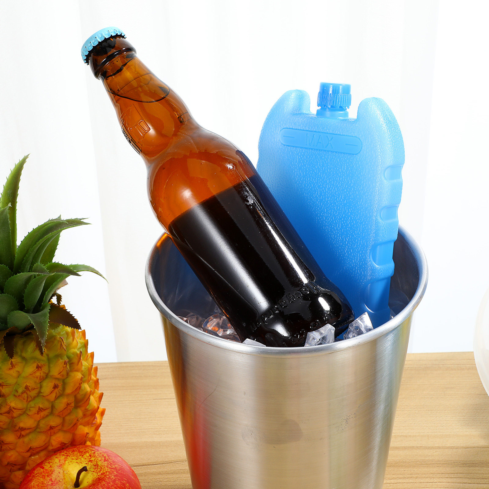 Food Storage In Cooler - 8 Pezzi di Blocchi Refrigeranti Riutilizzabili