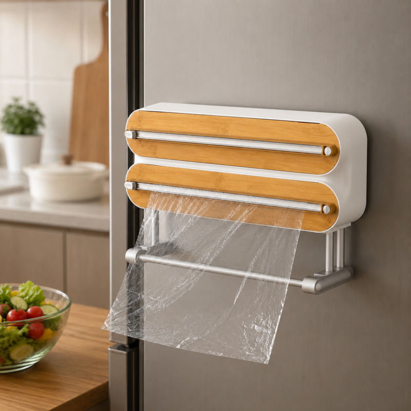 Food Storage Quart - Dispenser Magnetico Tagliacarta per Pellicola Alimentare,