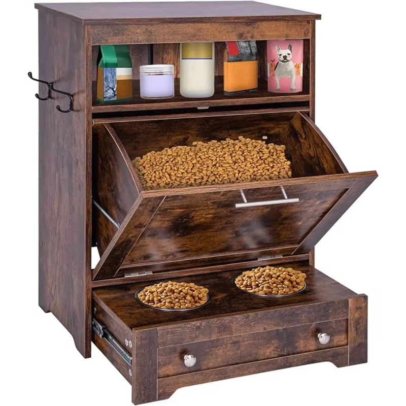 Food Storage In Cabinets - Stazione moderna per mangiatoia per animali