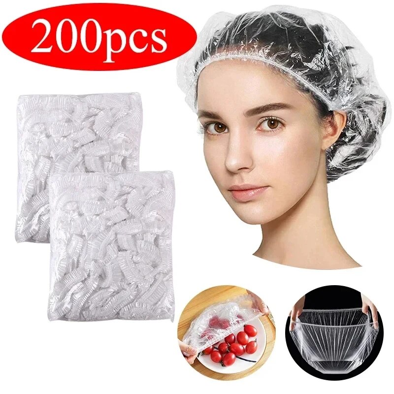 Food Storage Net - 100/200 Pezzi Cuffia Doccia Monouso per