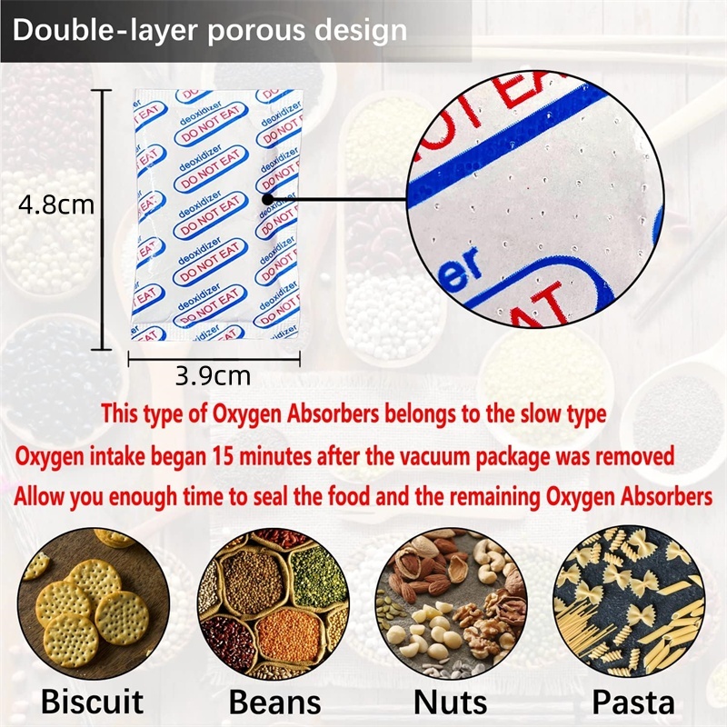 Food Storage Oxygen Absorbers - Deodorante Assorbe Umidità Deumidificatore 24 Assorbitore
