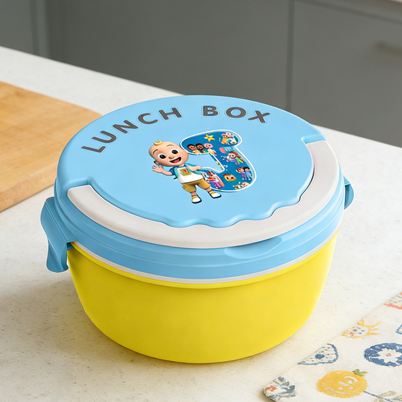 Food Storage Box - Porta Pranzo Cocomelon, Contenitore Portatile Bento