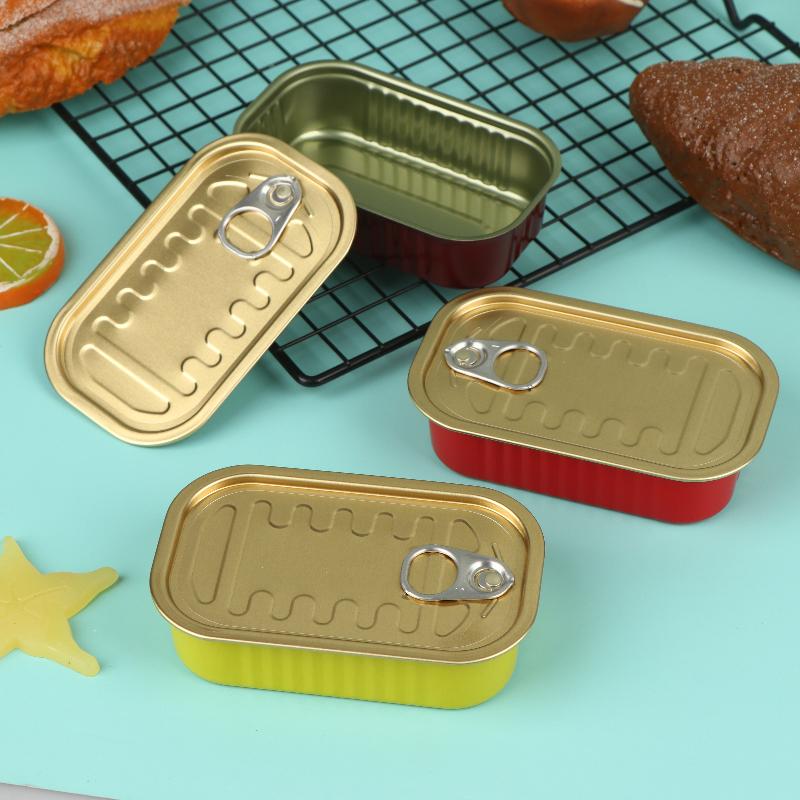 Food Storage Box - 2 Pezzi Mini Scatole di Latta