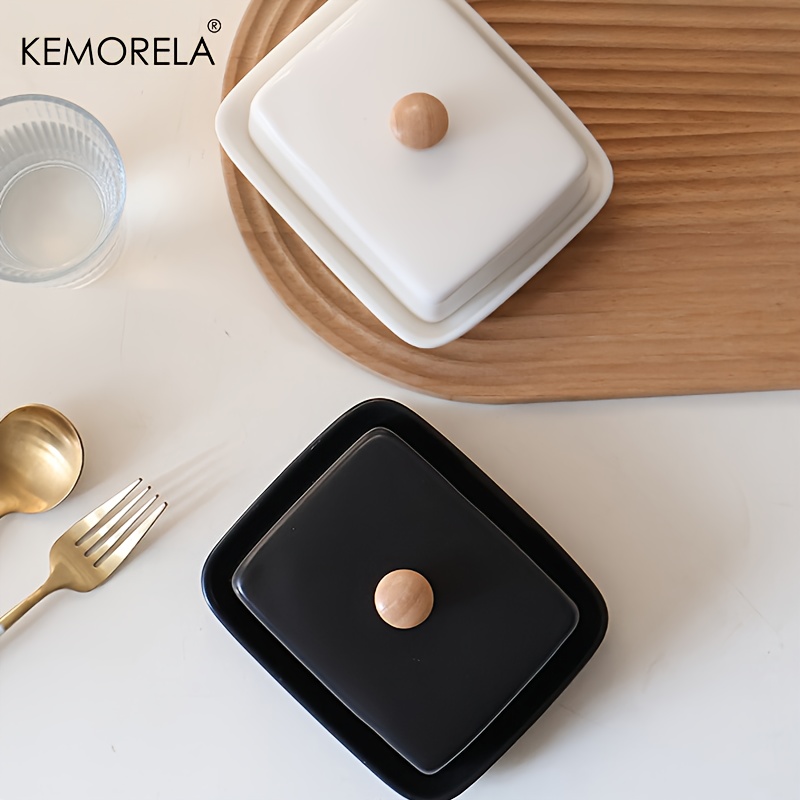 Food Storage For Restaurant - Piatto per burro in ceramica con