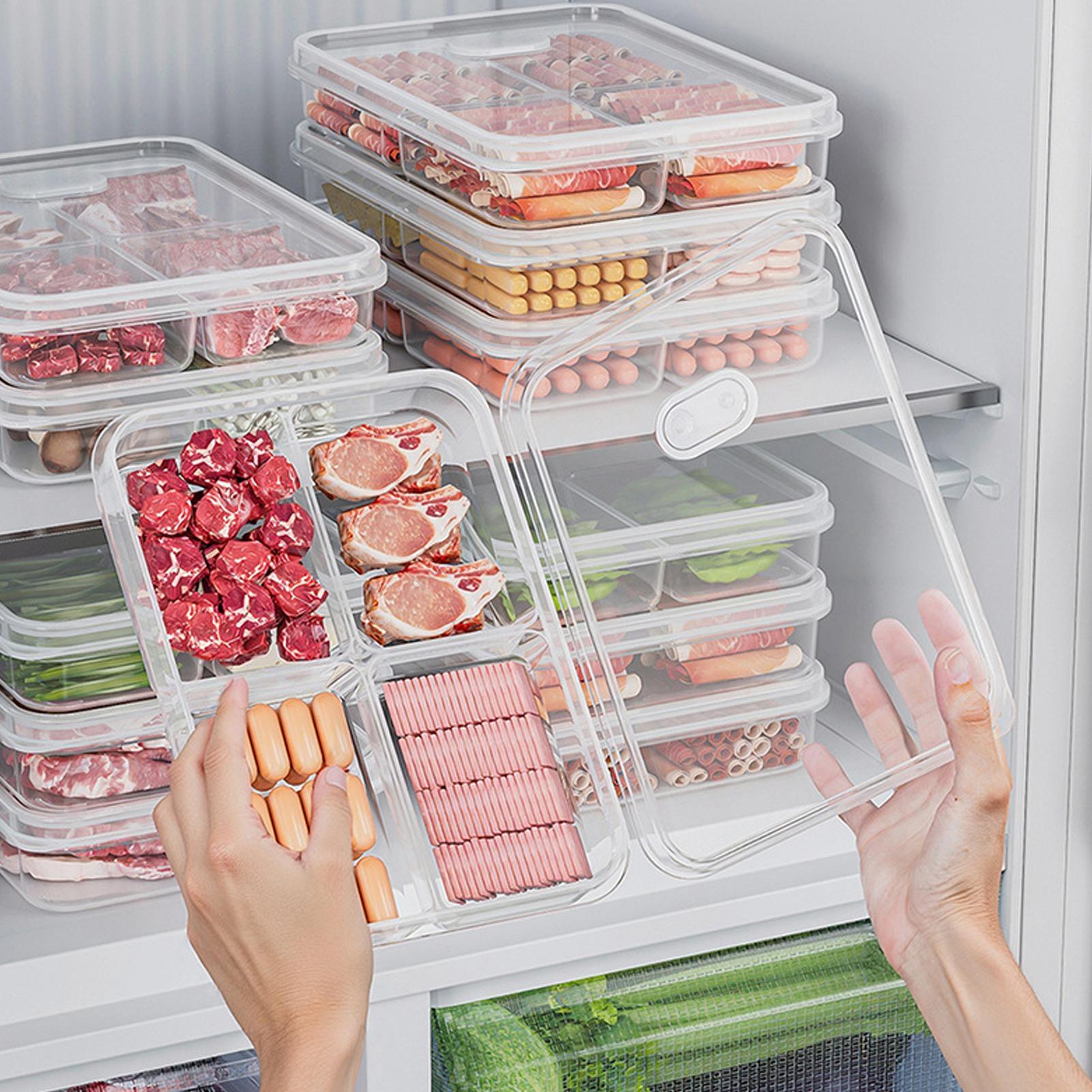 Food Storage Design - Contenitore per Frigorifero, Scatola Trasparente per
