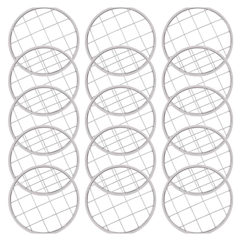 Mason Jar Wide Mouth - Organizzatore per composizioni floreali con griglia