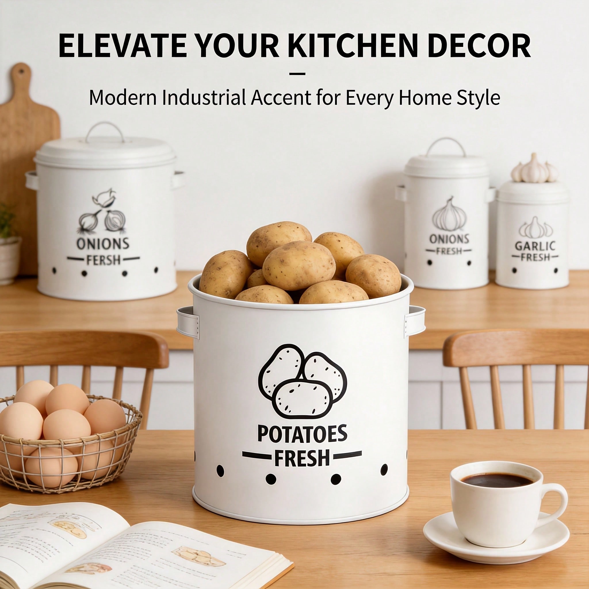 Set di Contenitori per Patate, - Food Storage Canister recensione e prezzo