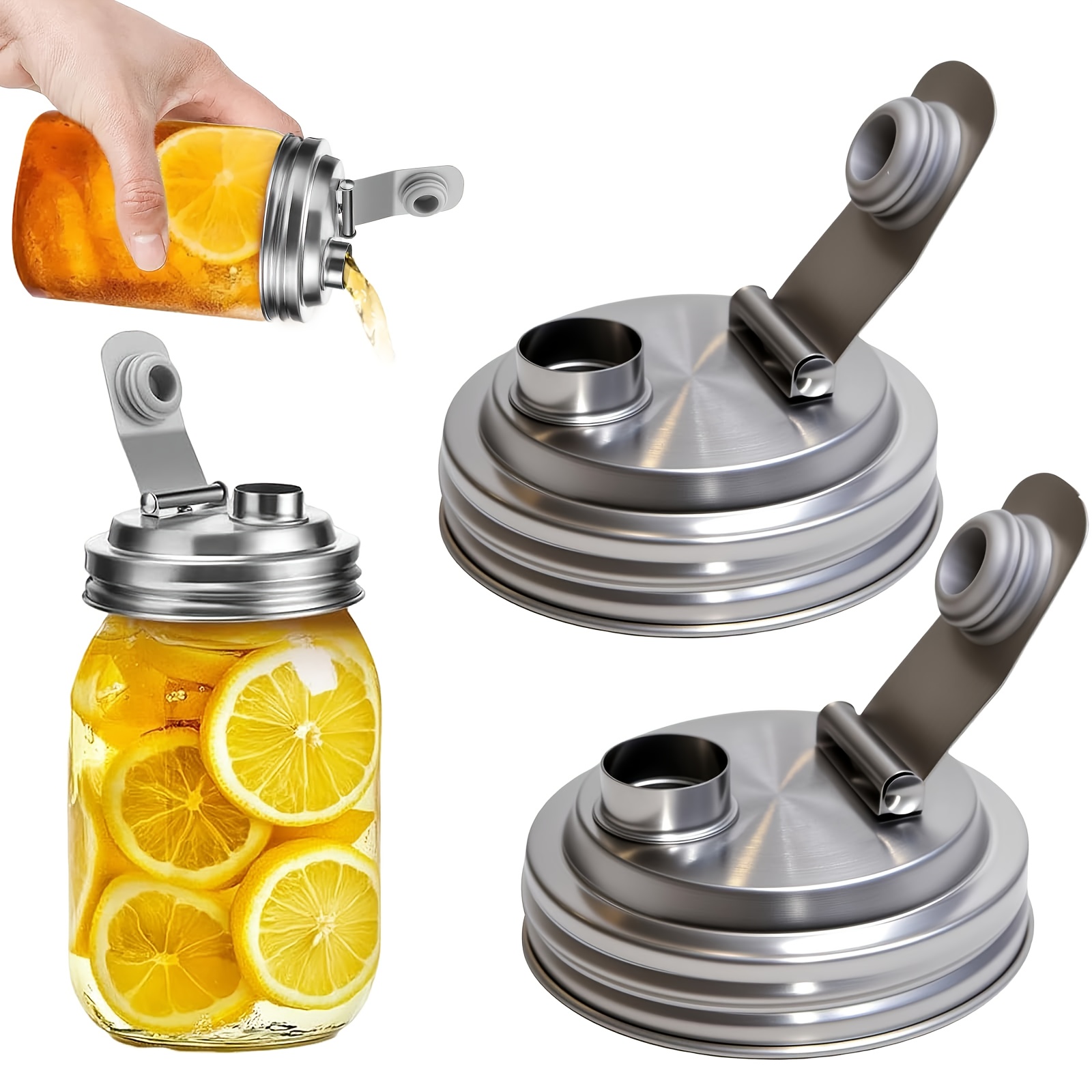 Coperchio con Beccuccio in Acc - Mason Jar Wide Mouth recensione e prezzo