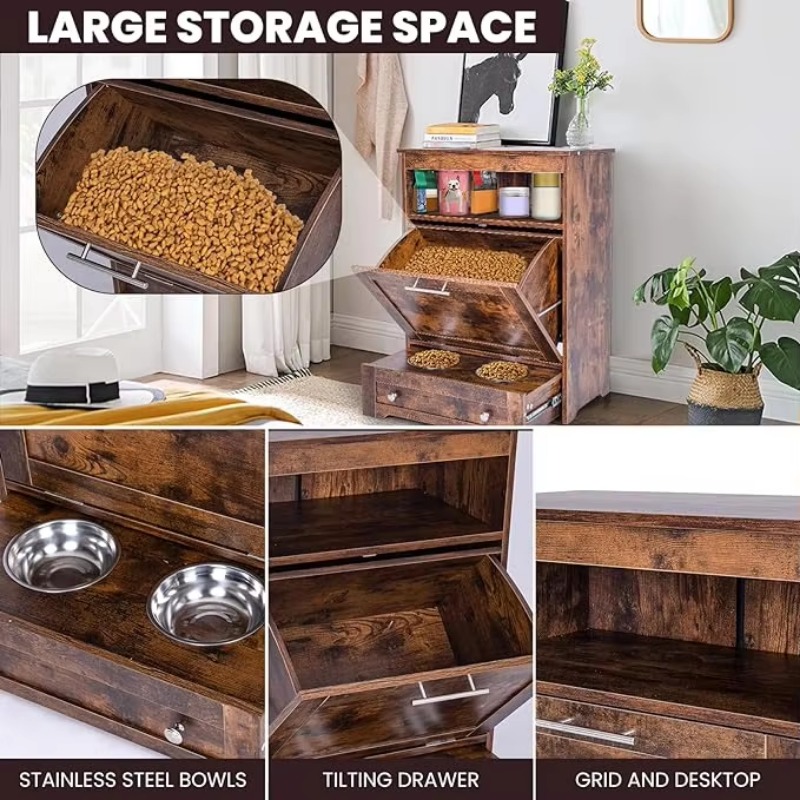 Stazione moderna per mangiatoi - Food Storage In Cabinets recensione e prezzo