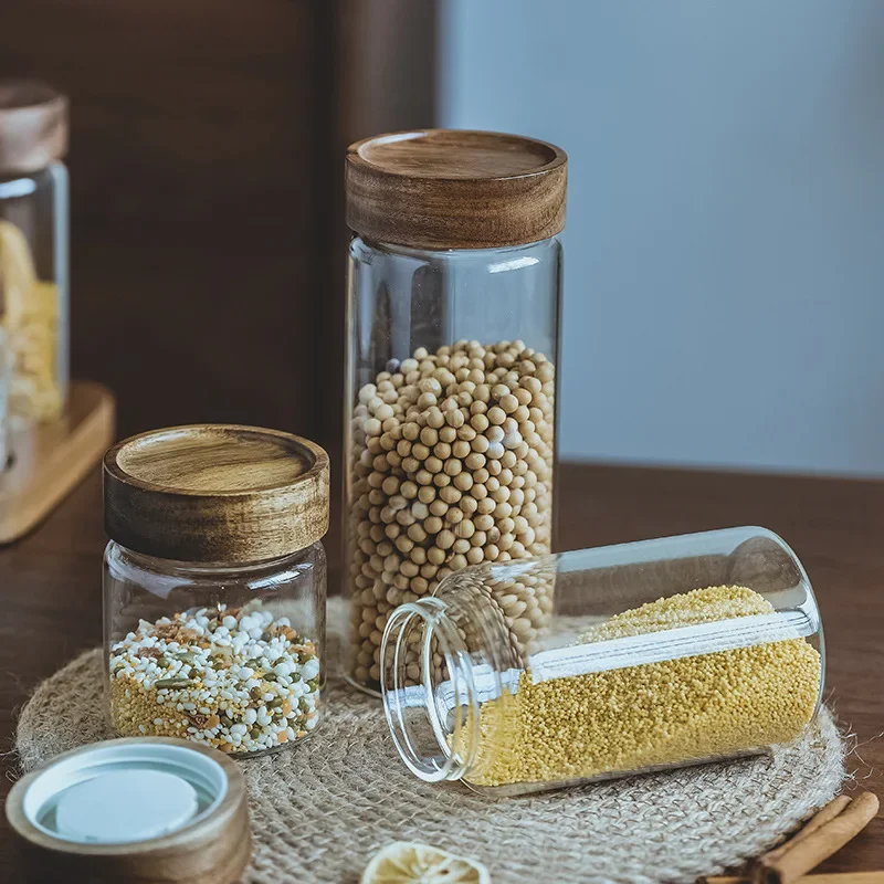 Coperchio in legno Orgnizer co - Food Storage Jars With Lids recensione e prezzo