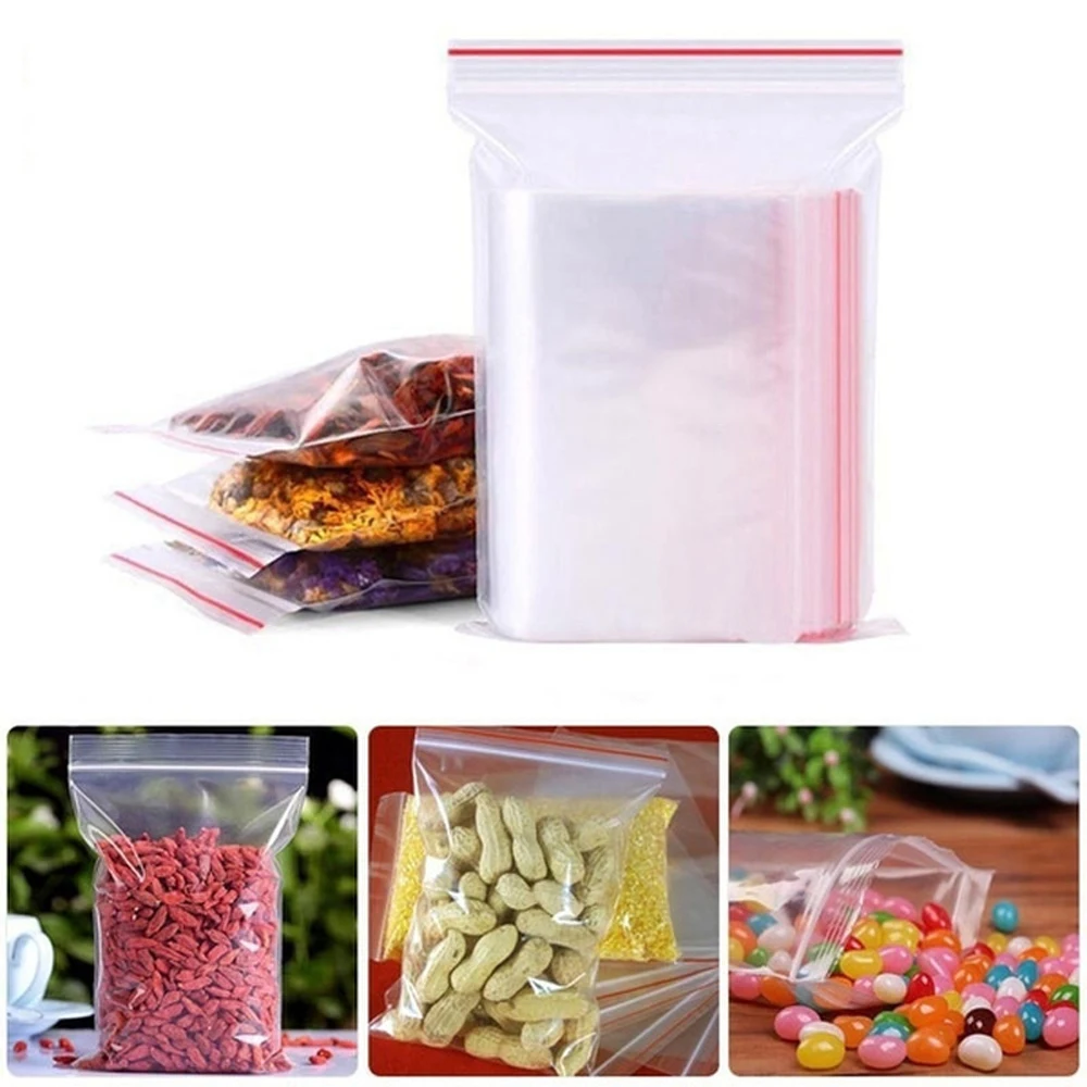 100-1000 Pezzi Sacchetti Trasp - Food Storage Ziploc Bags recensione e prezzo