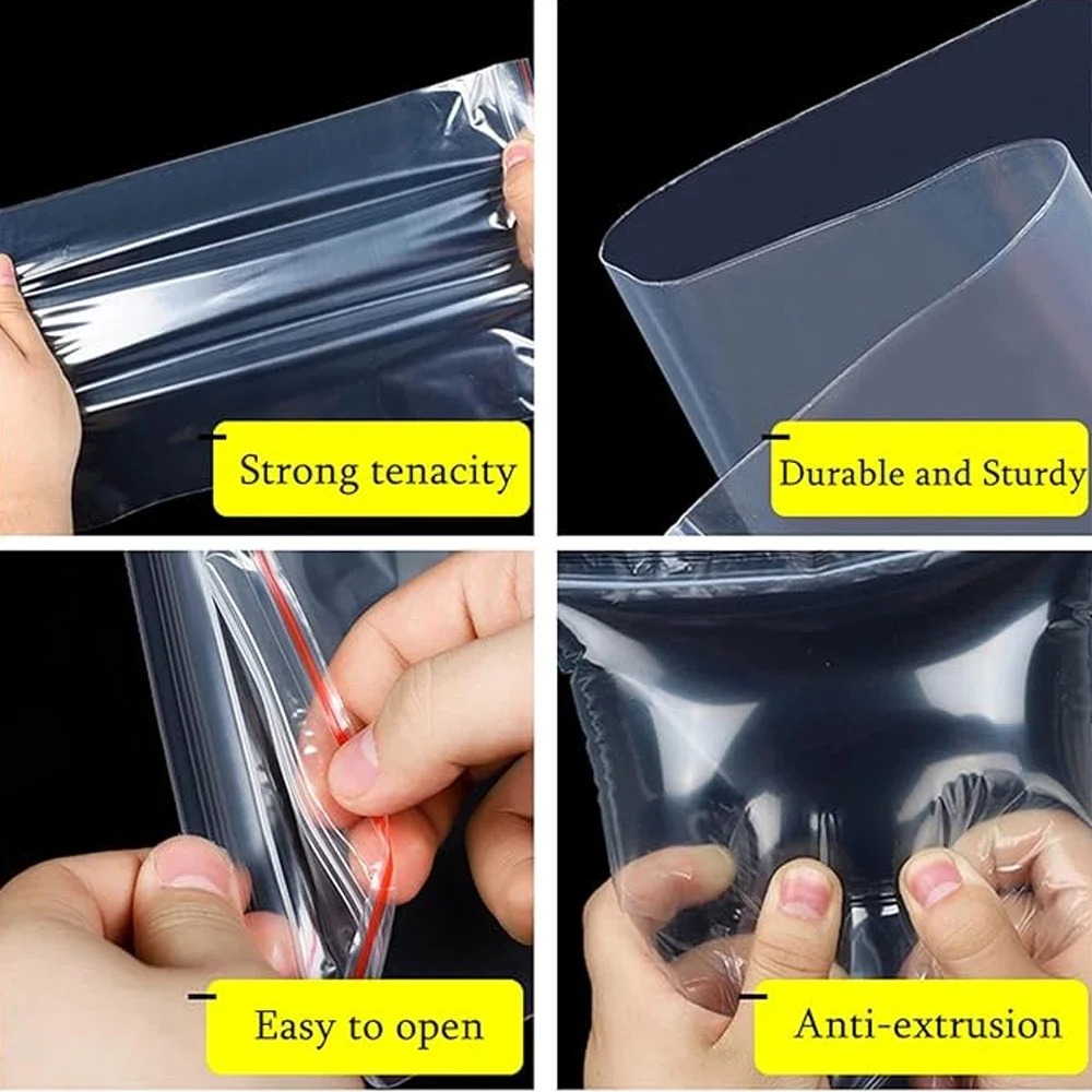 100-1000 Pezzi Sacchetti Trasp - Food Storage Ziploc Bags recensione e prezzo