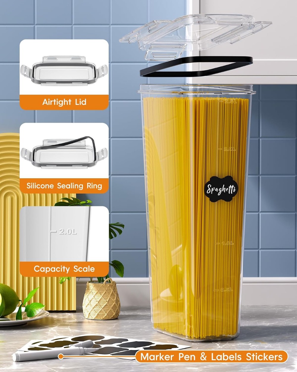 Set di 24 Contenitori Ermetici - Food Storage Canister recensione e prezzo